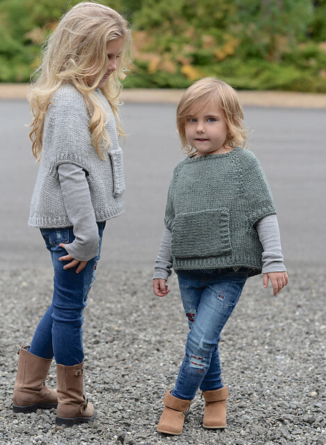 Odila Cape Pullover Knitting Pattern