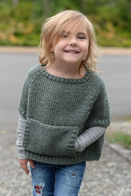 Odila Cape Pullover Knitting Pattern