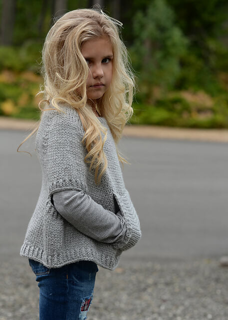 Odila Cape Pullover Knitting Pattern