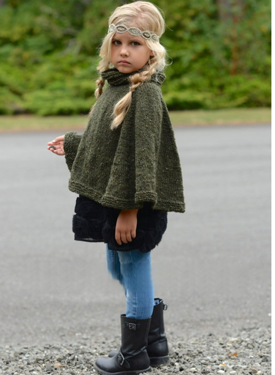Forest Cape Knitting Pattern (Multiple Sizes)