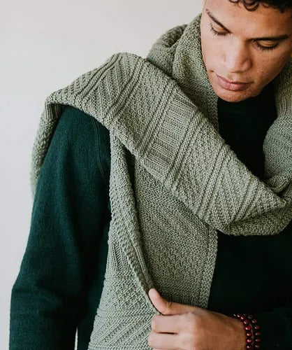 Elegant Wrap Office Shawl Knitting Pattern