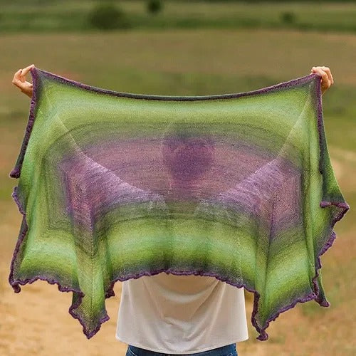 Aurora Boreallis Shawlette Knitting Pattern