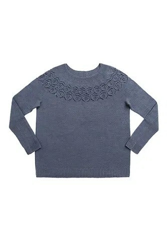 Stockinette Comfy Spring Sweater Knitting Pattern