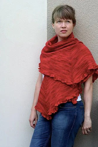 Aurora Boreallis Shawlette Knitting Pattern
