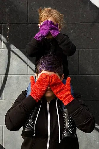 Quick n Easy Comfy Mittens Knitting Pattern