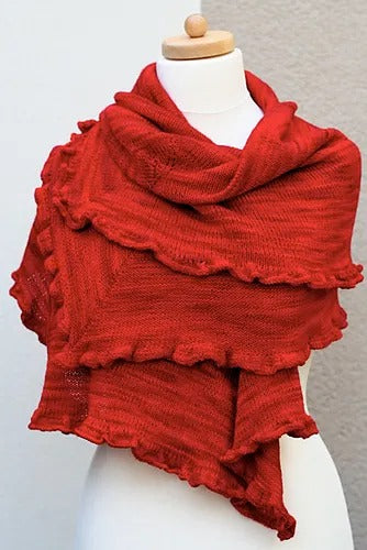Aurora Boreallis Shawlette Knitting Pattern