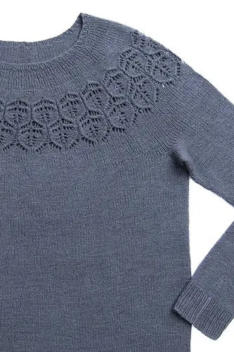 Stockinette Comfy Spring Sweater Knitting Pattern