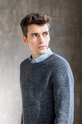 Fine Man Office Pullover Knitting Pattern