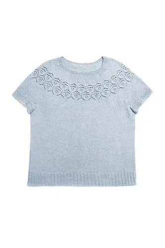 Stockinette Comfy Spring Sweater Knitting Pattern
