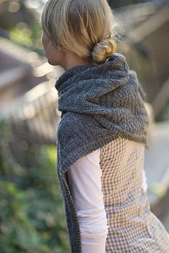 Elegant Wrap Office Shawl Knitting Pattern