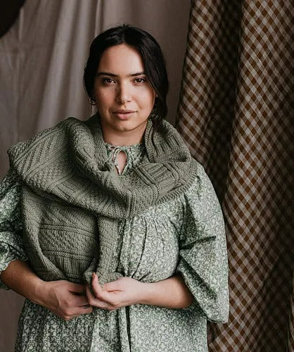 Elegant Wrap Office Shawl Knitting Pattern
