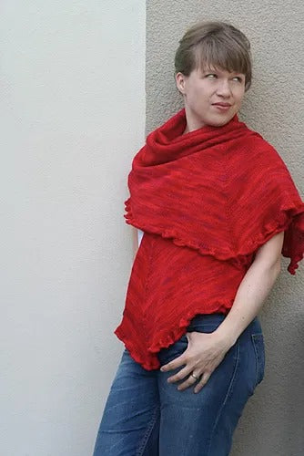 Aurora Boreallis Shawlette Knitting Pattern