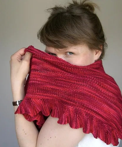 Dutch Camri Shawlette Knitting Pattern