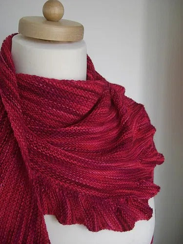 Dutch Camri Shawlette Knitting Pattern