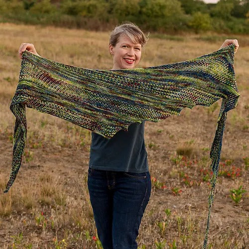 Cozy Fancy Scales Shawletter Knitting Pattern