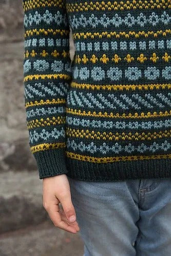 Warm & Playful Spring Sweater Knitting Pattern