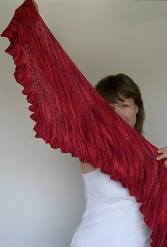 Dutch Camri Shawlette Knitting Pattern