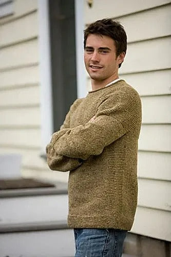 Fine Man Office Pullover Knitting Pattern