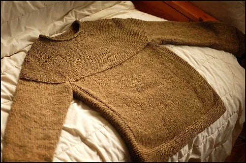 Fine Man Office Pullover Knitting Pattern