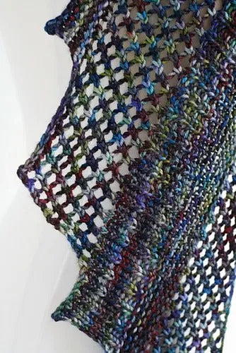Cozy Fancy Scales Shawletter Knitting Pattern