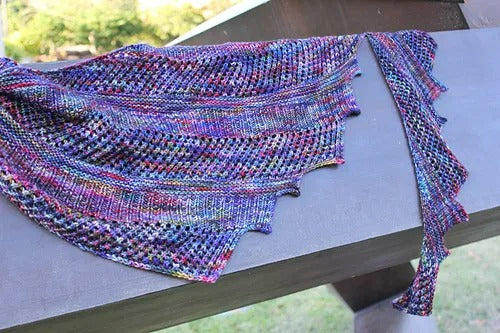 Cozy Fancy Scales Shawletter Knitting Pattern
