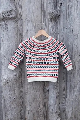 Warm & Playful Spring Sweater Knitting Pattern