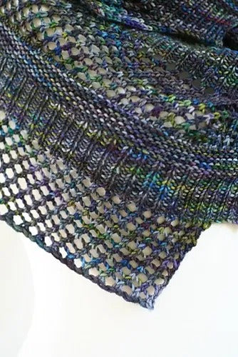 Cozy Fancy Scales Shawletter Knitting Pattern