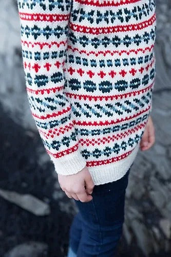 Warm & Playful Spring Sweater Knitting Pattern