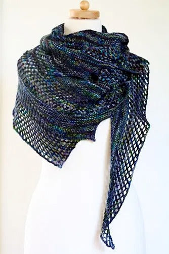 Cozy Fancy Scales Shawletter Knitting Pattern