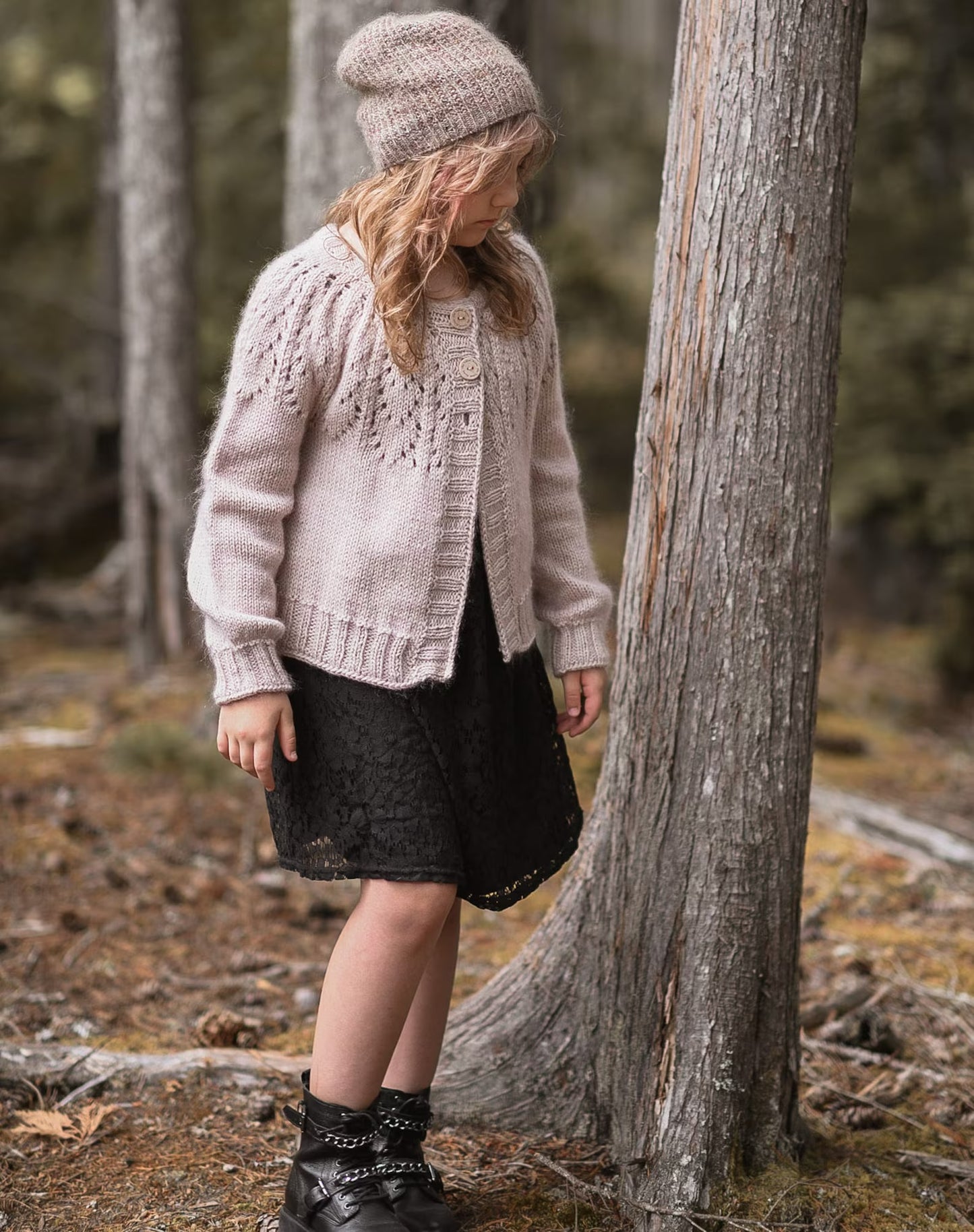 Rosy Glow Cardigan Knitting Pattern