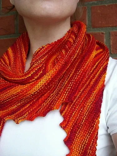 Warm & Cozy Shawlette Knitting Pattern