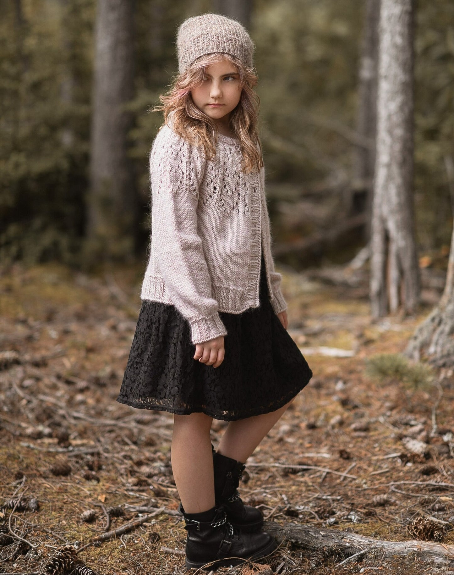 Rosy Glow Cardigan Knitting Pattern
