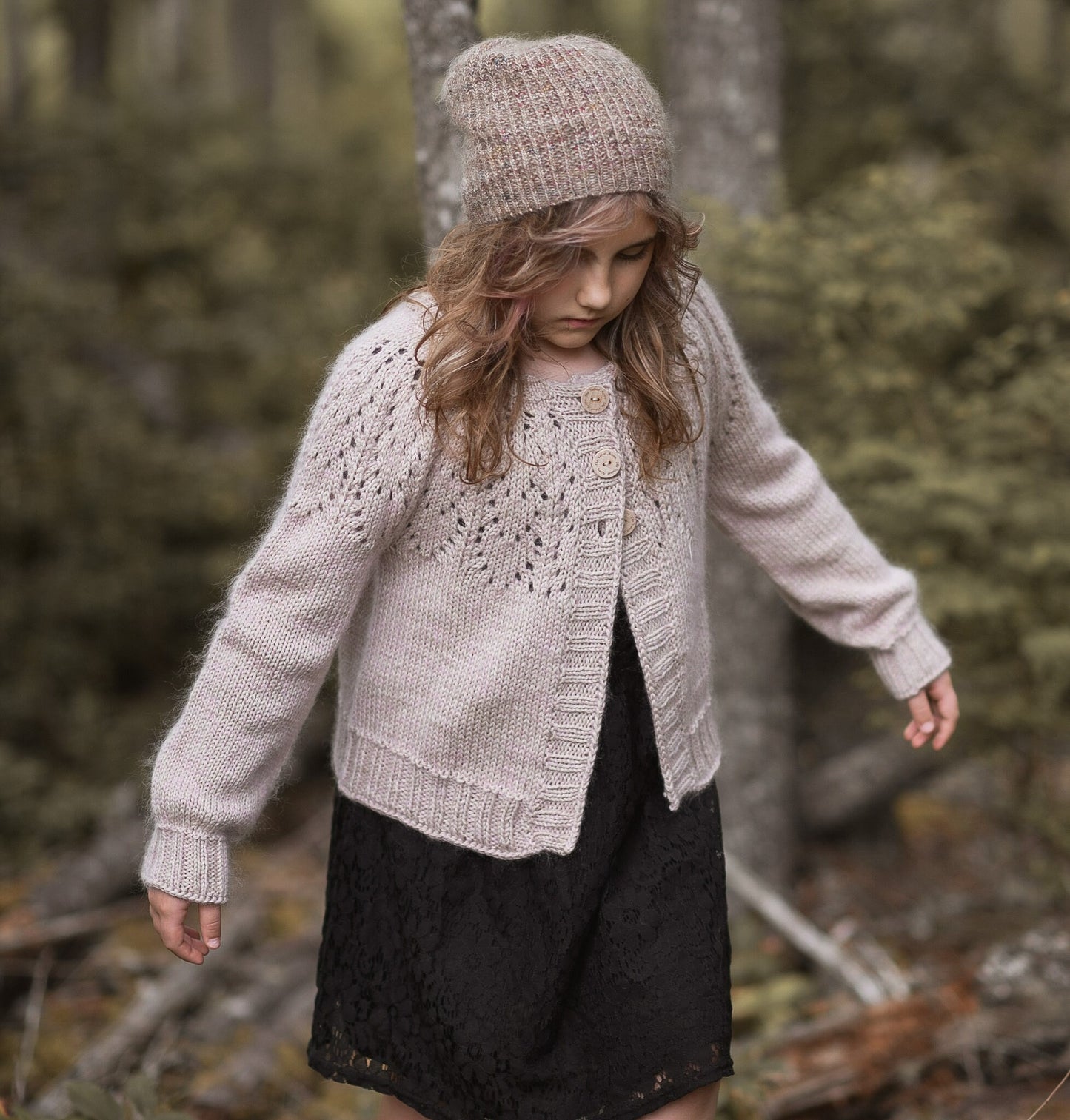 Rosy Glow Cardigan Knitting Pattern