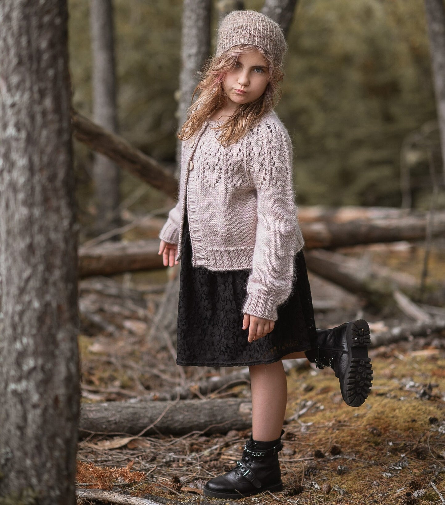 Rosy Glow Cardigan Knitting Pattern
