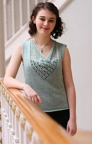 Lady Diane Classic Top Knitting Pattern