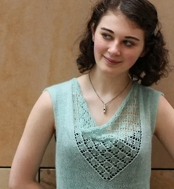 Lady Diane Classic Top Knitting Pattern