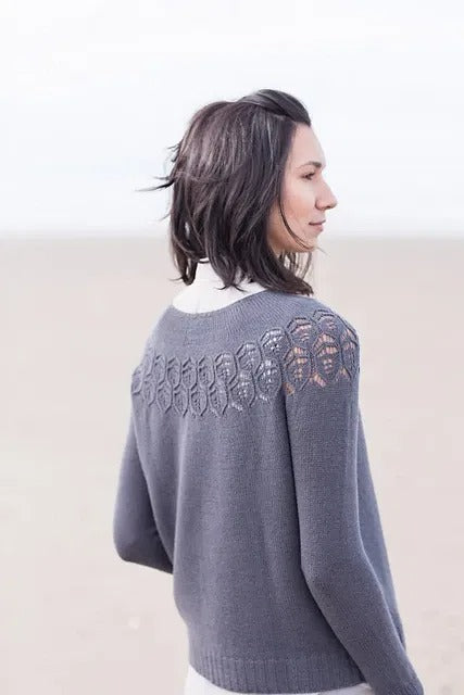 Stockinette Comfy Spring Sweater Knitting Pattern