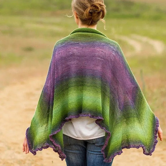 Aurora Boreallis Shawlette Knitting Pattern