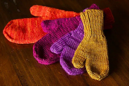 Quick n Easy Comfy Mittens Knitting Pattern