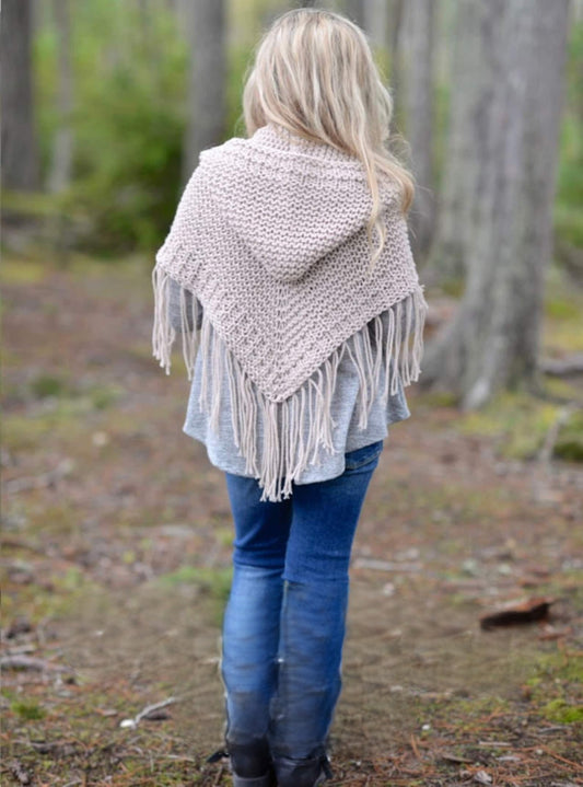 The Cambric Shawl Knitting Pattern (toddler, child, teen and adult sizes)