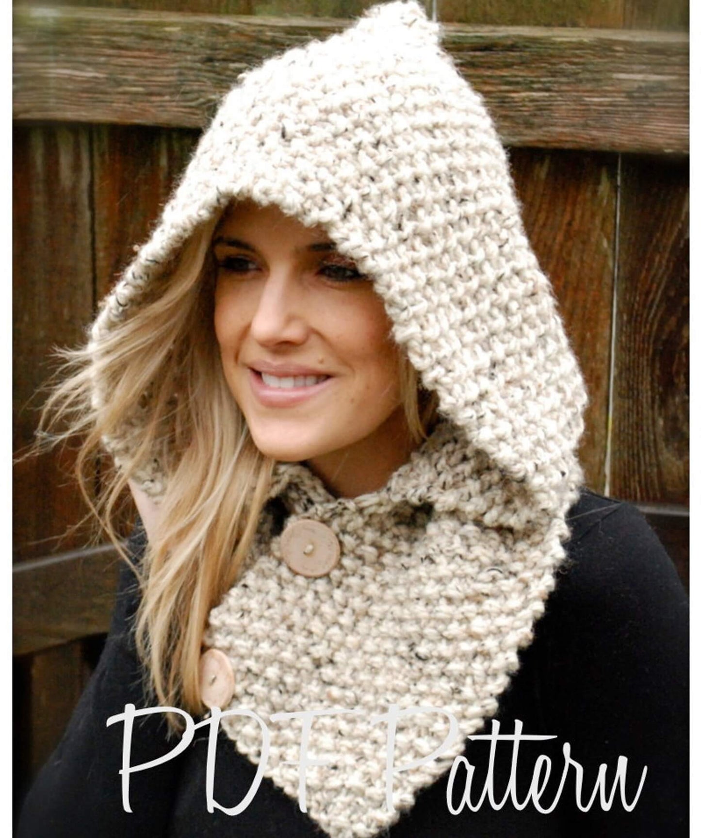 Lakota Hood Knitting Pattern (Child, Adult sizes)