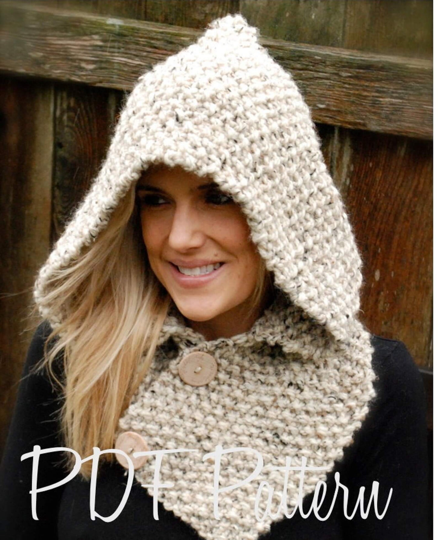 Lakota Hood Knitting Pattern (Child, Adult sizes)