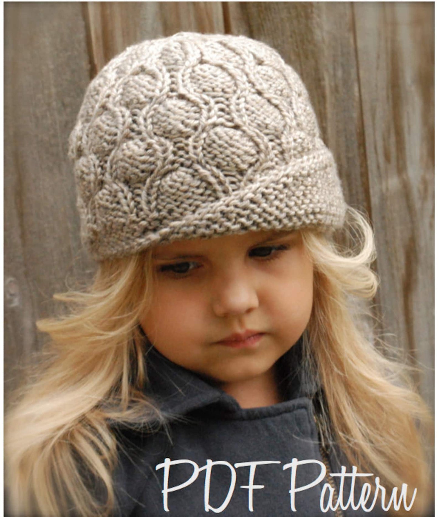 The Harmony Cloche Knitting Pattern (Toddler, Child, Adult sizes)