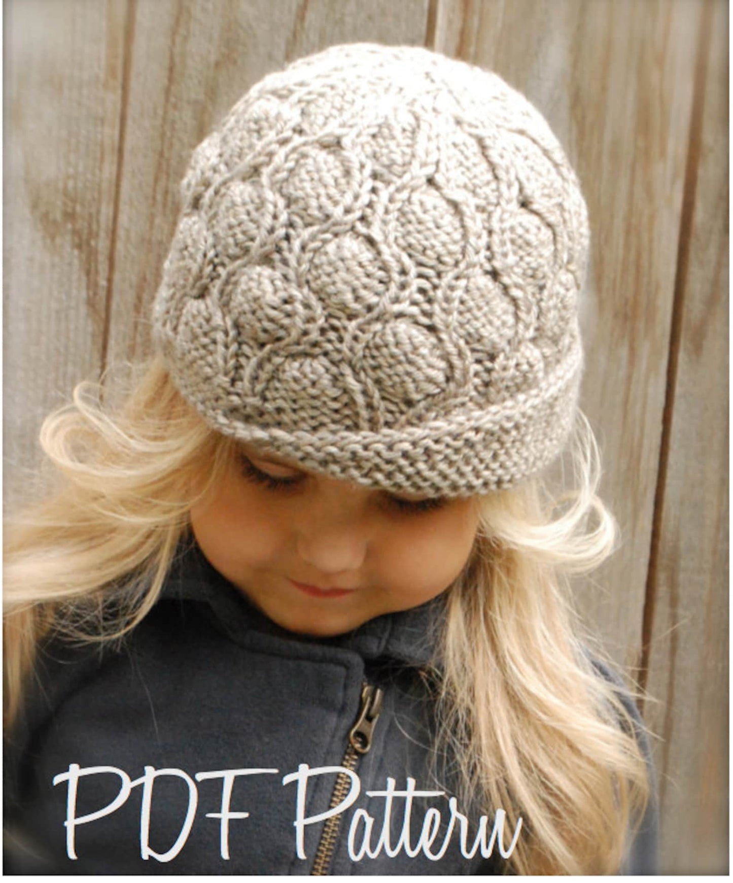 The Harmony Cloche Knitting Pattern (Toddler, Child, Adult sizes)