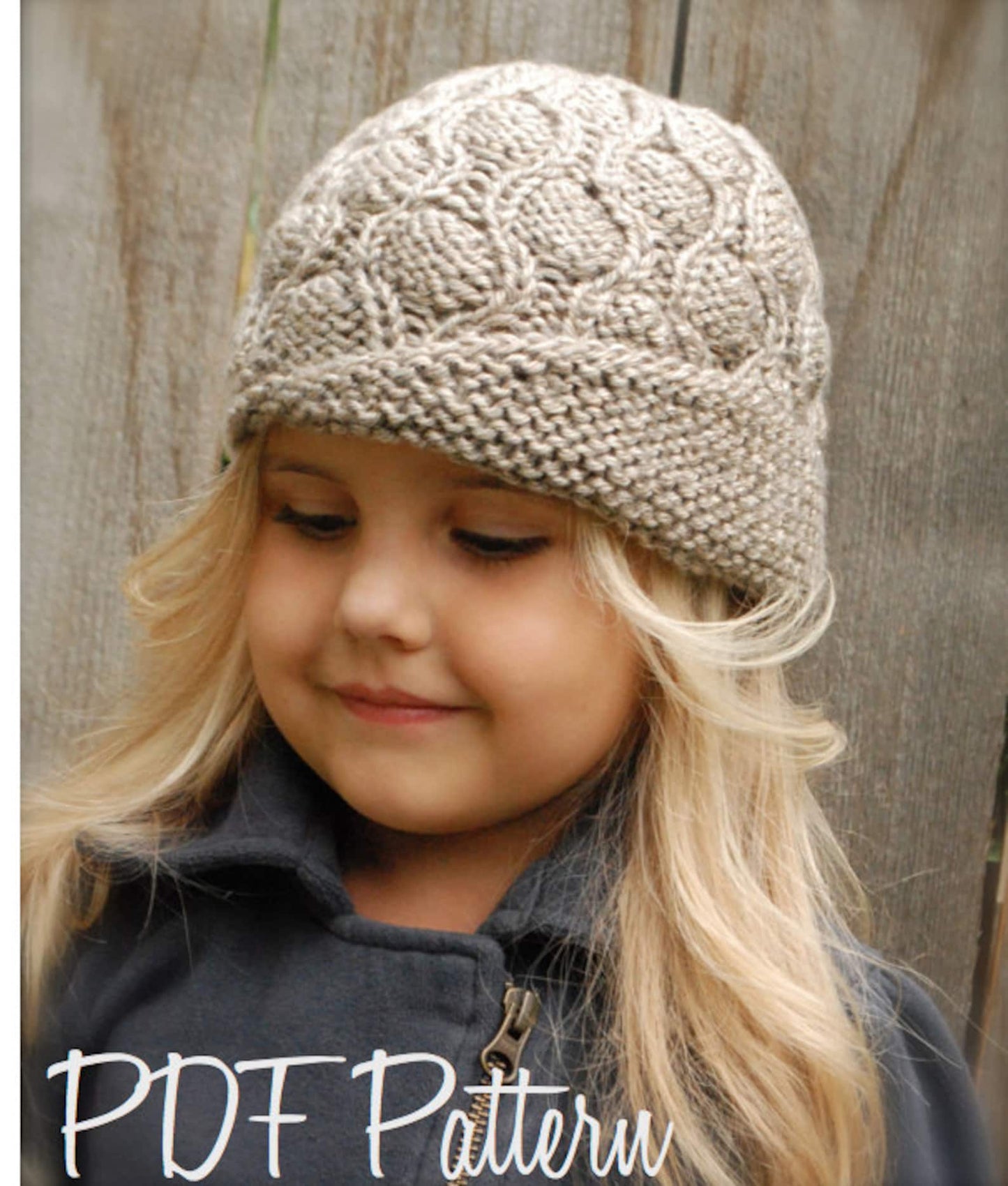 The Harmony Cloche Knitting Pattern (Toddler, Child, Adult sizes)