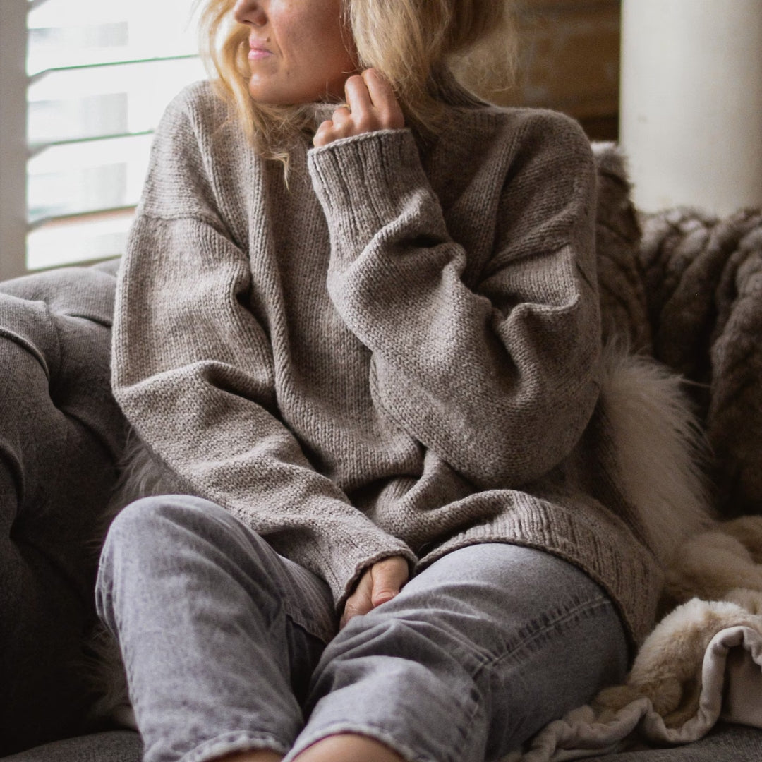 Misty Horizon Sweater Knitting Pattern