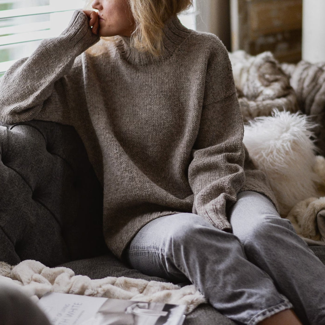 Misty Horizon Sweater Knitting Pattern