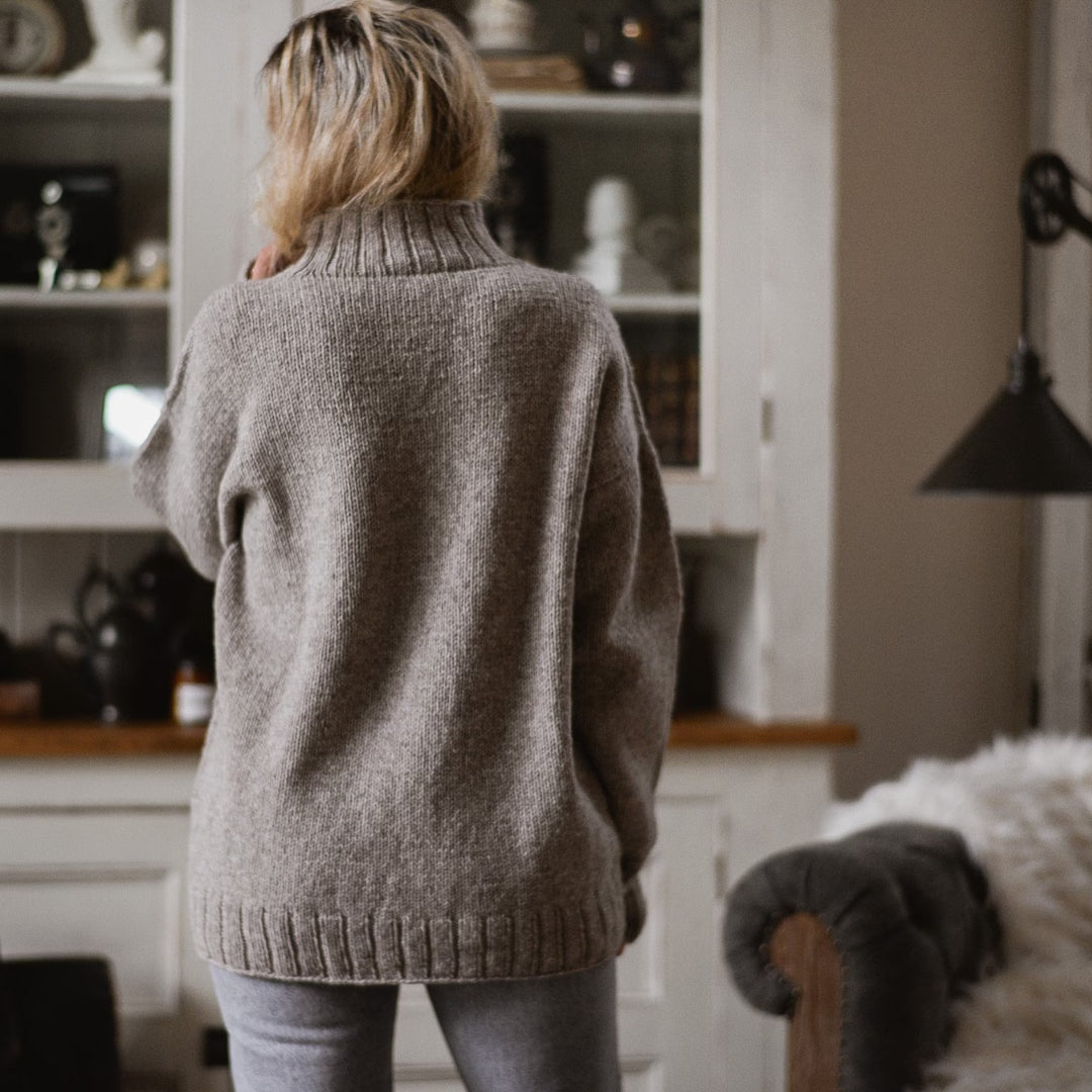 Misty Horizon Sweater Knitting Pattern