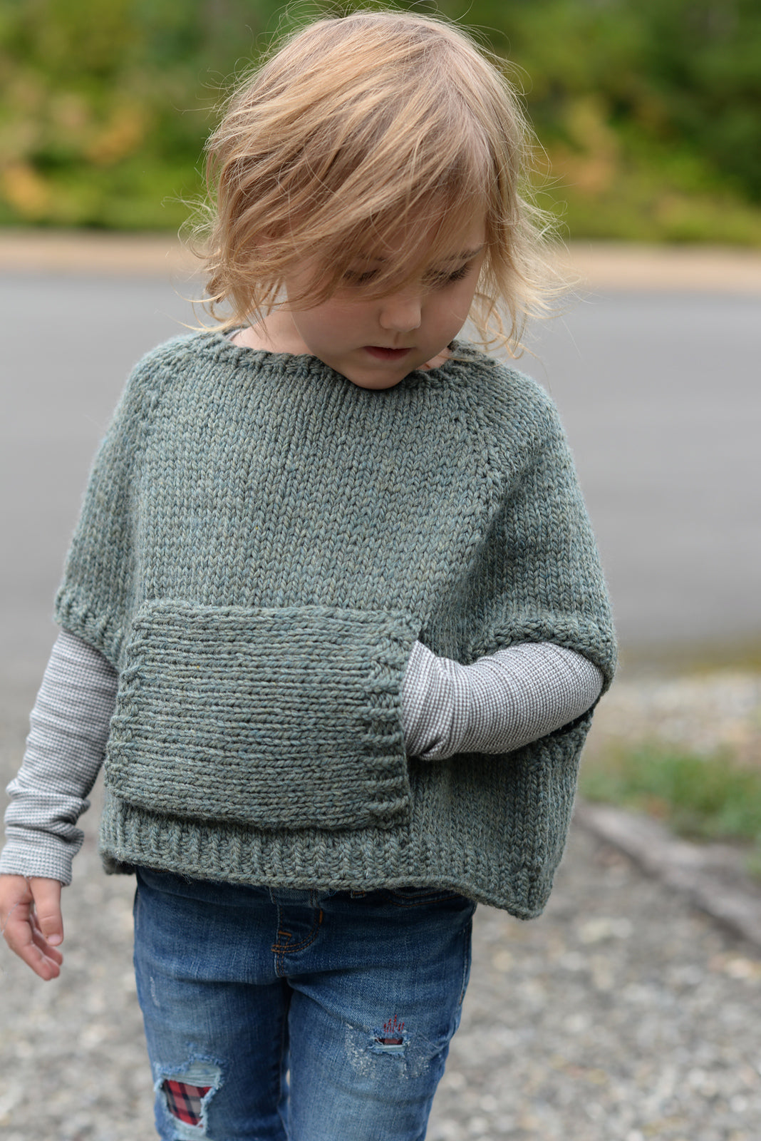 Odila Cape Pullover Knitting Pattern