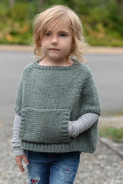 Odila Cape Pullover Knitting Pattern